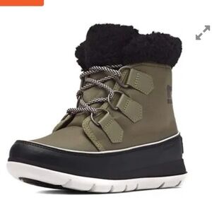 Sorel Explorer Nylon Carnival Boot - Olive